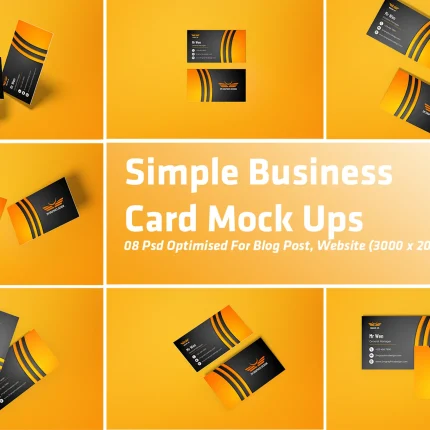 Simple Business Card Mock Ups
